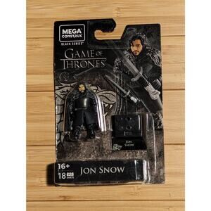 Mattel Mega Construx Black Series Game of Thrones Jon Snow Action Figure New